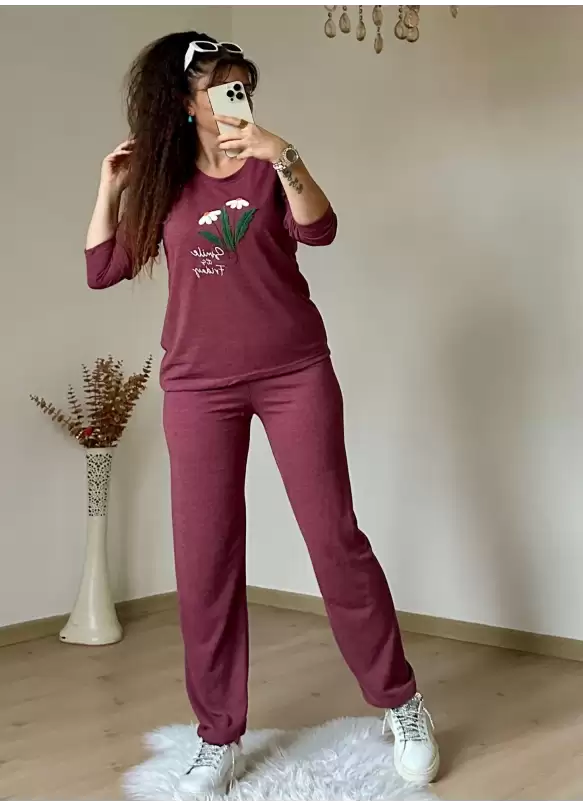 Papatya Takım Bordo