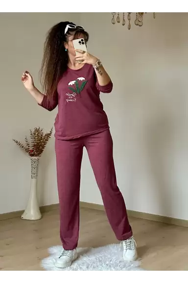 Papatya Takım Bordo