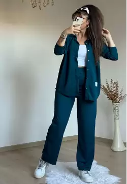 Armalı Takım Petrol Mavisi