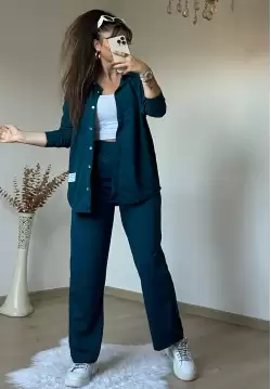 Armalı Takım Petrol Mavisi