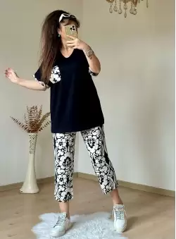 Çiçekli Kapri Takım