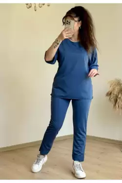 Duble Paça Takım Mavi