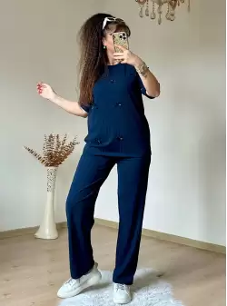Kaşkorse Kurdele Takım Lacivert