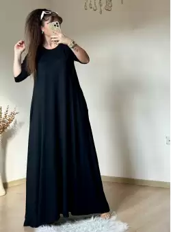 Salaş Elbise Siyah