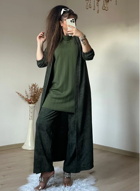 3 lü Tunık Takım Yesıl