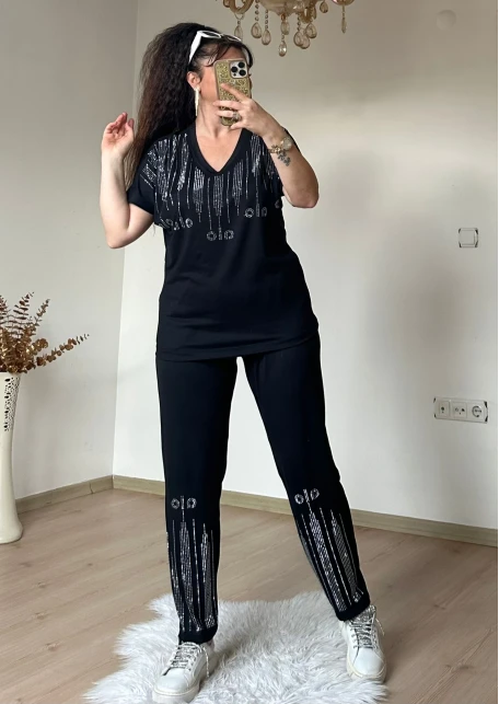 Ola Gümüş Taşlı Takım