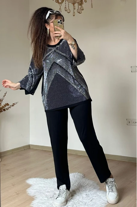 Gümüş Taşlı Takım