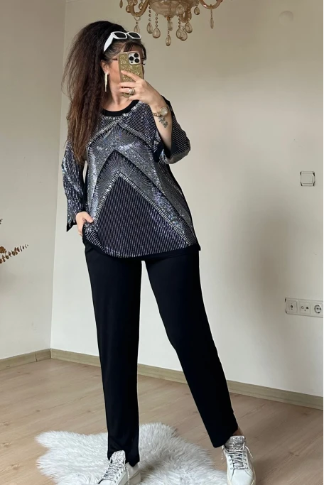 Gümüş Taşlı Takım