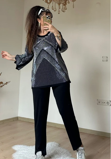 Gümüş Taşlı Takım