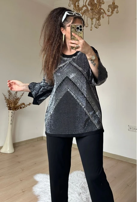 Gümüş Taşlı Takım