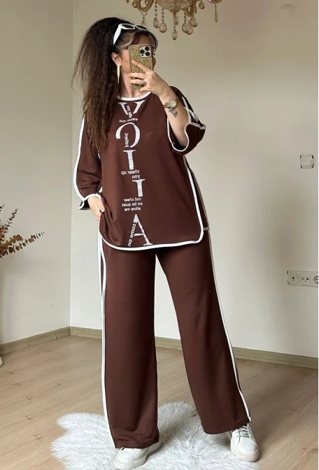 Ön Yazılı Taşlı Takım Kahve