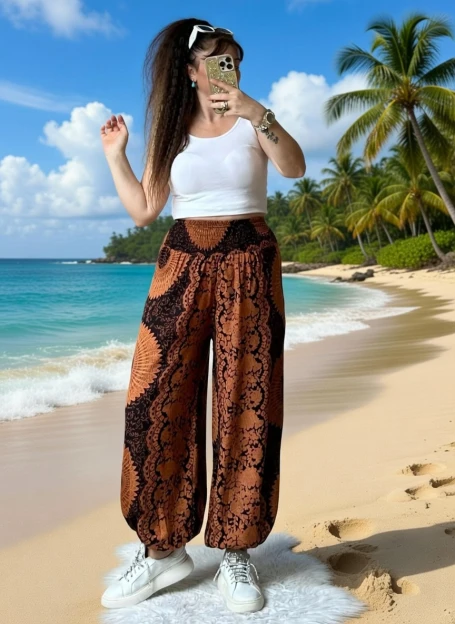 Otantık Şalvar Kahve