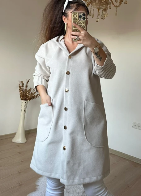 Angora Mevsımlık Kaban Bej
