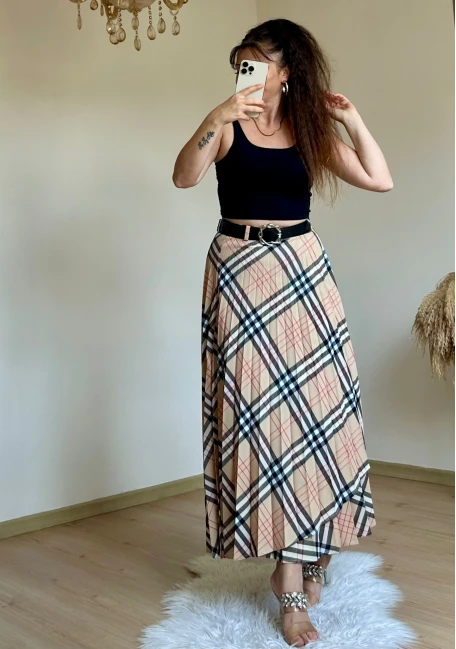 Anvelop Kesim Kemerli Etek