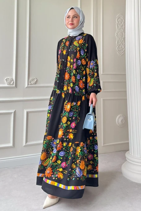 Bahar Elbise Siyah
