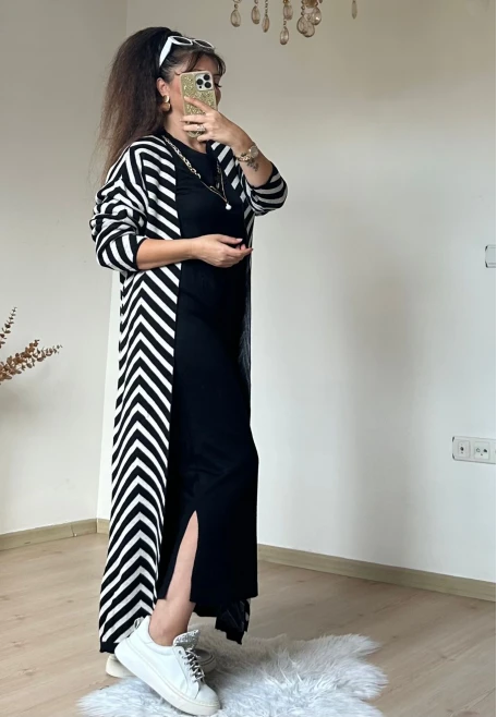 Elbıse Tunık Takım Siyah