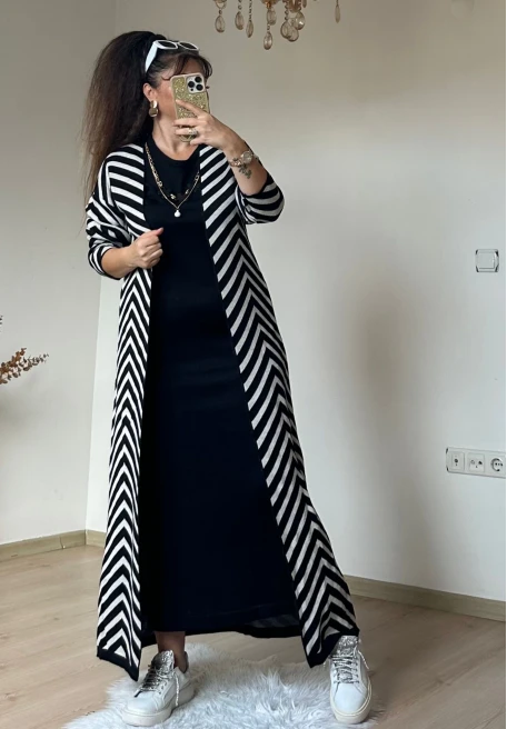 Elbıse Tunık Takım Siyah