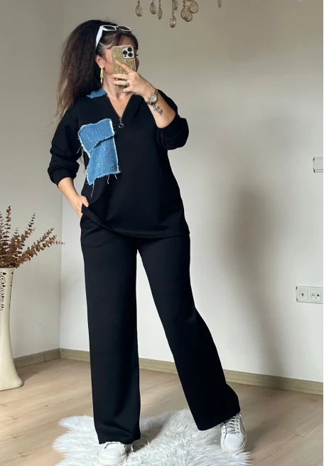 Kapusonlu Kot Detaylı Takım