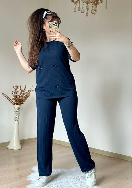 Kaşkorse Kurdele Takım Lacivert