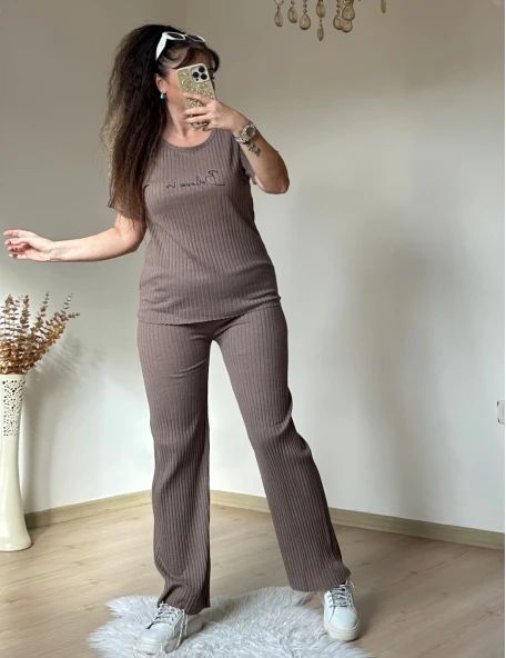 Ön Yazılı Kaskorse Takım Kahve