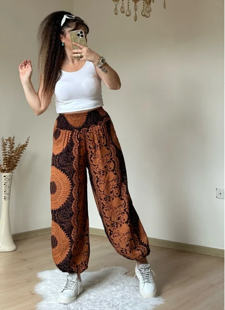 Otantık Şalvar Kahve