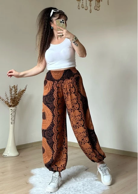 Otantık Şalvar Kahve