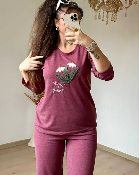 Papatya Takım Bordo