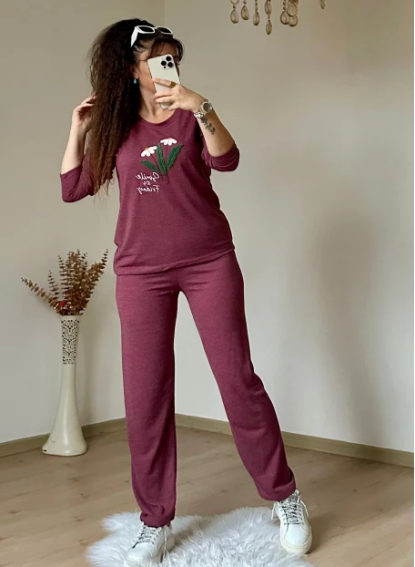 Papatya Takım Bordo