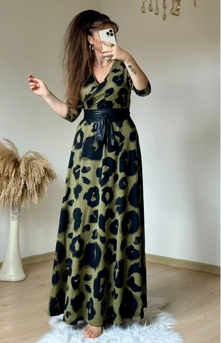 Tam Boy kamuflaj Desen Elbise