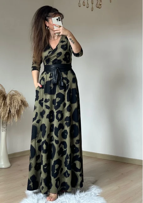 Tam Boy kamuflaj Desen Elbise