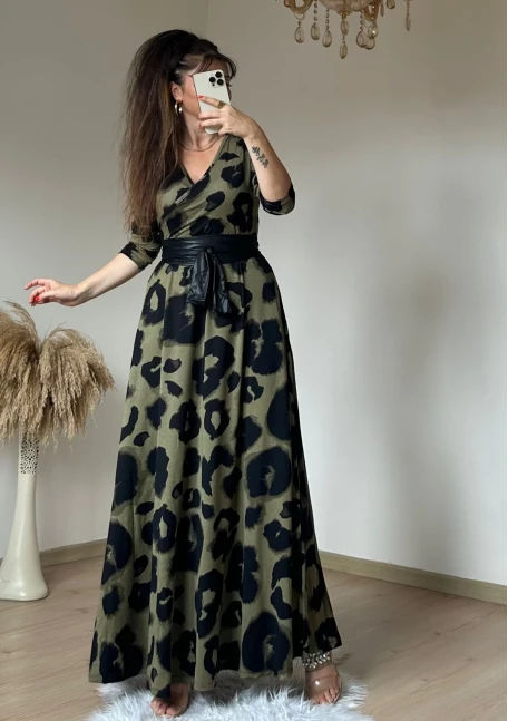 Tam Boy kamuflaj Desen Elbise