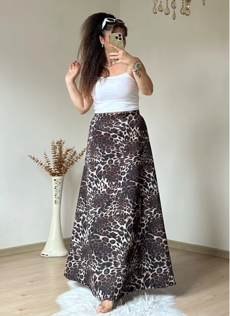 Uzun Leopar Etek
