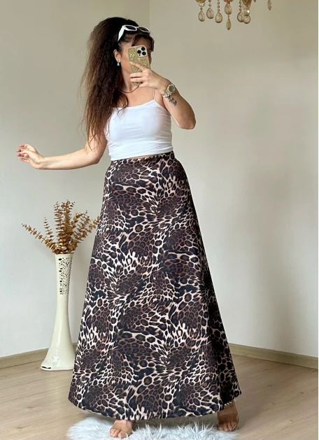 Uzun Leopar Etek