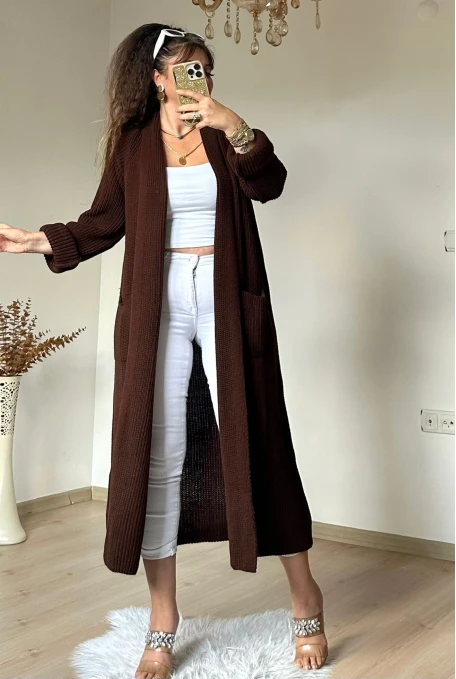 Uzun Salaş Hırka Acı Kahve