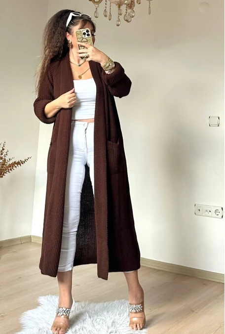 Uzun Salaş Hırka Acı Kahve