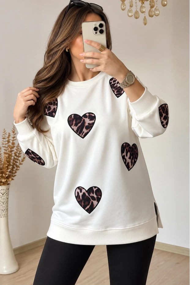 Kalpli Leopar Sweatshirt