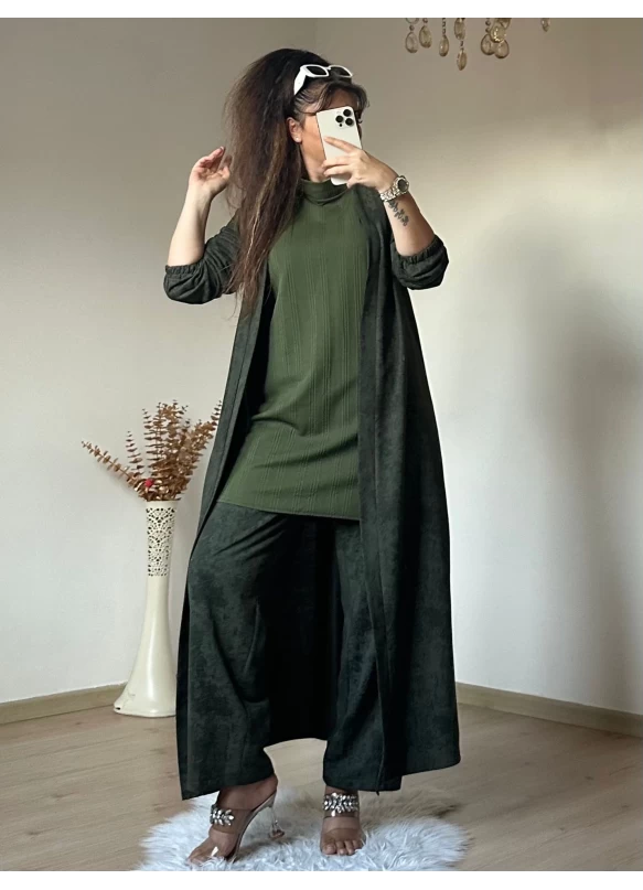 3 lü Tunık Takım Yesıl
