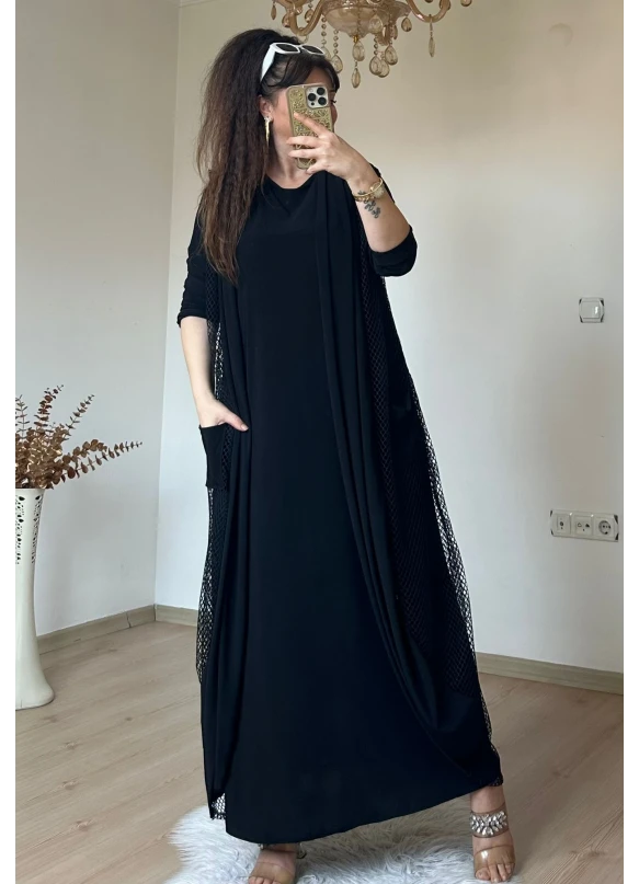 File Yelekli Elbise Takım