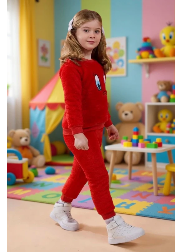 Tweety Kırmızı Çocuk Peluş Takım