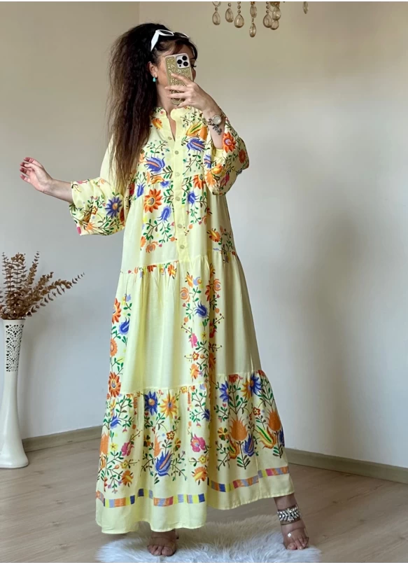 Bahar Elbise Sarı