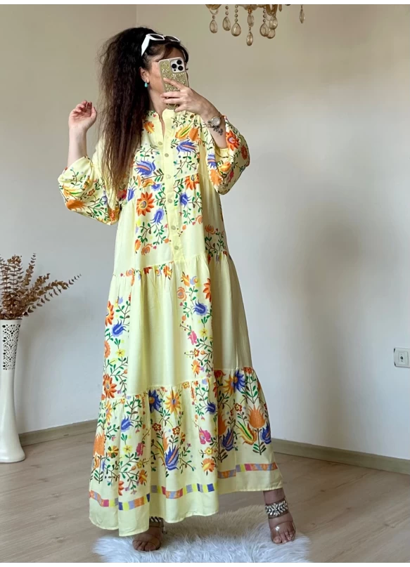 Bahar Elbise Sarı