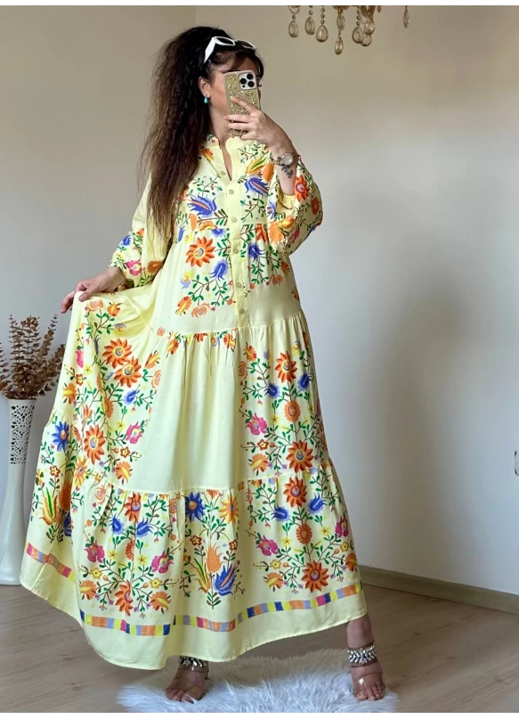 Bahar Elbise Sarı