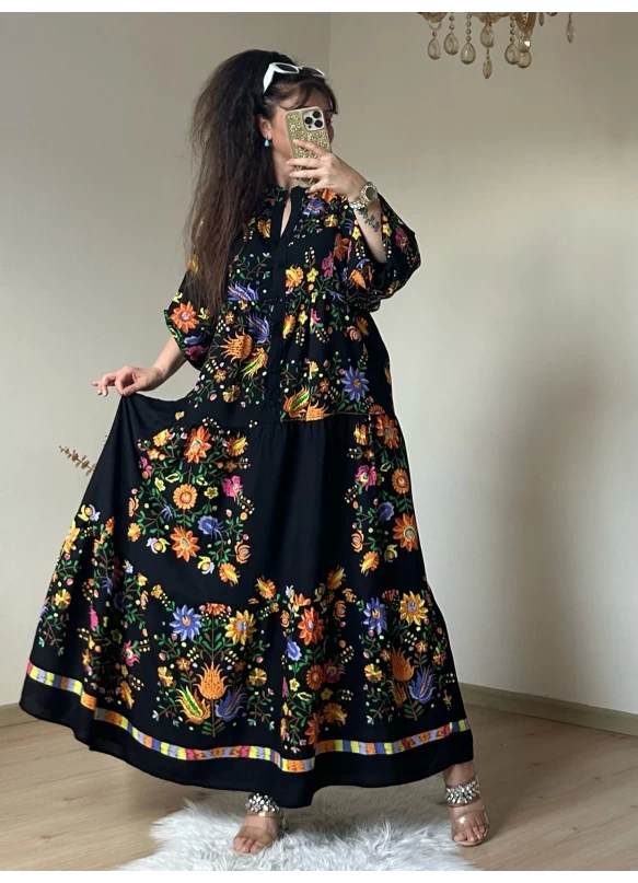 Bahar Elbise Siyah