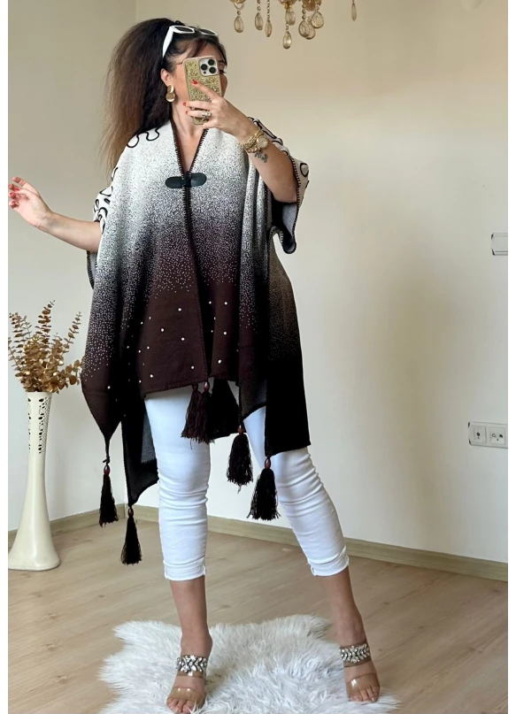 Kahve Taşlı Panço