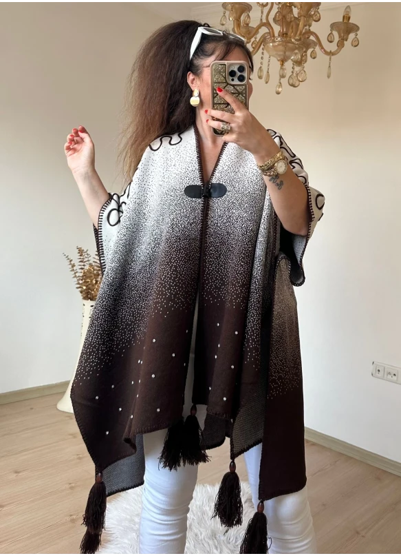 Kahve Taşlı Panço