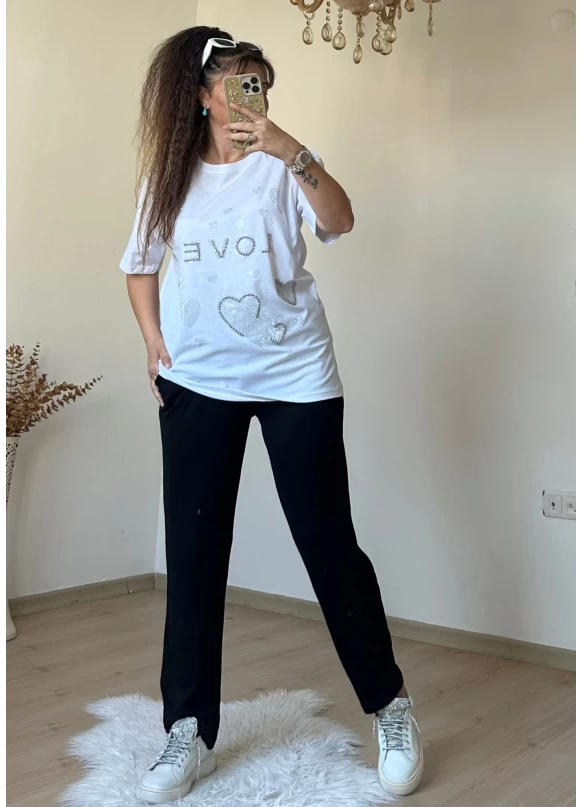 Kalpli Taşlı Takım