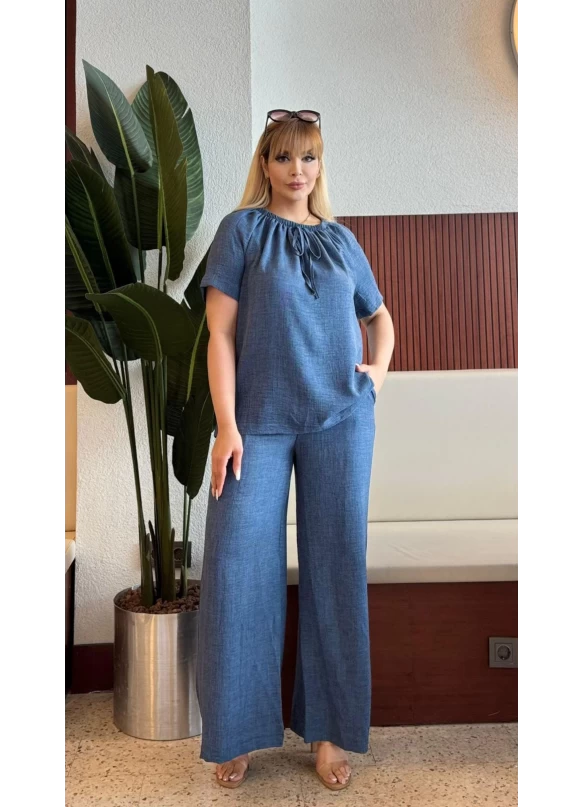 Madonna Yaka Mavi Takım