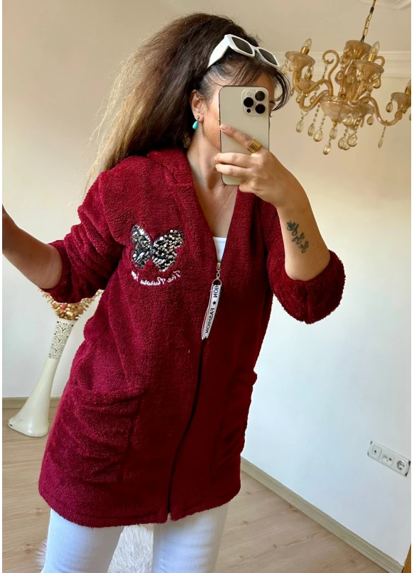 Pullu Kelebek Pelus Mont Bordo