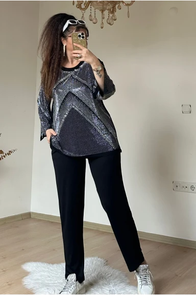 Gümüş Taşlı Takım