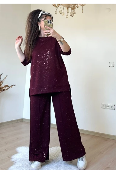 Simli Spor Takım Bordo